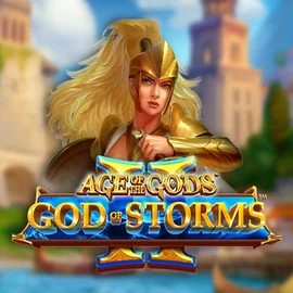 Age Of The Gods: God Of Storms 2 logo by Playtech at Crystal Roll Casino