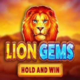 Lion Gems Hold and Win logo by Playson Crystal Roll Casino