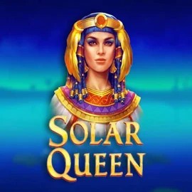 Solar Queen online game logo by Playson on crystal-roll-casino.net