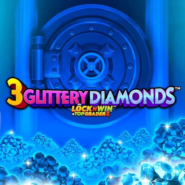 Play 3 Glittery Diamonds slot by PearFiction Studios on crystal-roll-casino.net