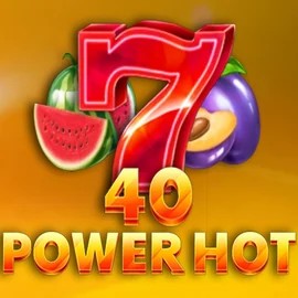 Official Slots logo: 40 Power Hot by Amusnet Interactive at Crystal Roll Casino