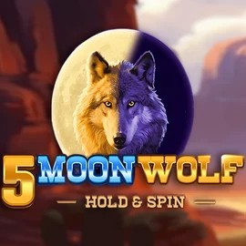 5 Moon Wolf slot icon by Apparat Gaming, available at Crystal Roll Casino