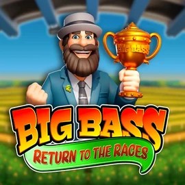 Big Bass Return to the Races by Pragmatic Play, showcased at crystal-roll-casino.net – game logo