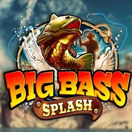 Big Bass Splash online game logo by Pragmatic Play on crystal-roll-casino.net