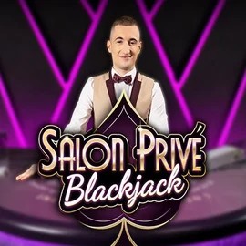 Blackjack Salon Privé logo by Ezugi at Crystal Roll Casino