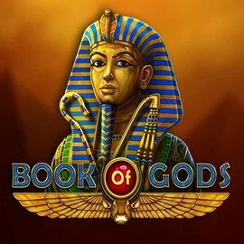 Book of Gods online game logo by BF Games on crystal-roll-casino.net