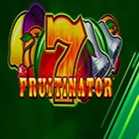 Fruitinator Jackpot King logo – Slots by Blueprint Gaming at Crystal Roll Casino
