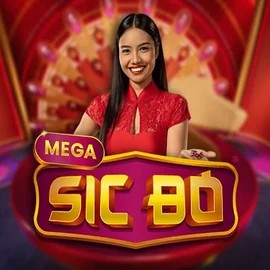 Mega Sic Bo slot logo by Pragmatic Play at Crystal Roll Casino