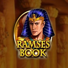 Ramses Book Deluxe by Gamomat, showcased at crystal-roll-casino.net – game logo