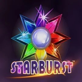 Starburst logo by NetEnt at Crystal Roll Casino