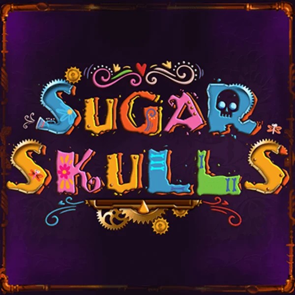 Official Slots logo: Sugar Skulls by Booming Games at Crystal Roll Casino
