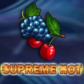 Supreme Hot slot logo by Amusnet Interactive at Crystal Roll Casino
