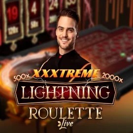 XXXtreme Lightning Roulette online game logo by Evolution on crystal-roll-casino.net